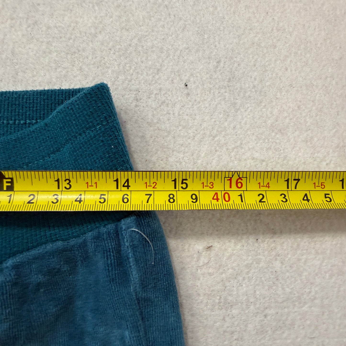 Vintage Juicy Couture Womens Teal Blue Velour Tracksuit Set Hoodie & Pant Size S