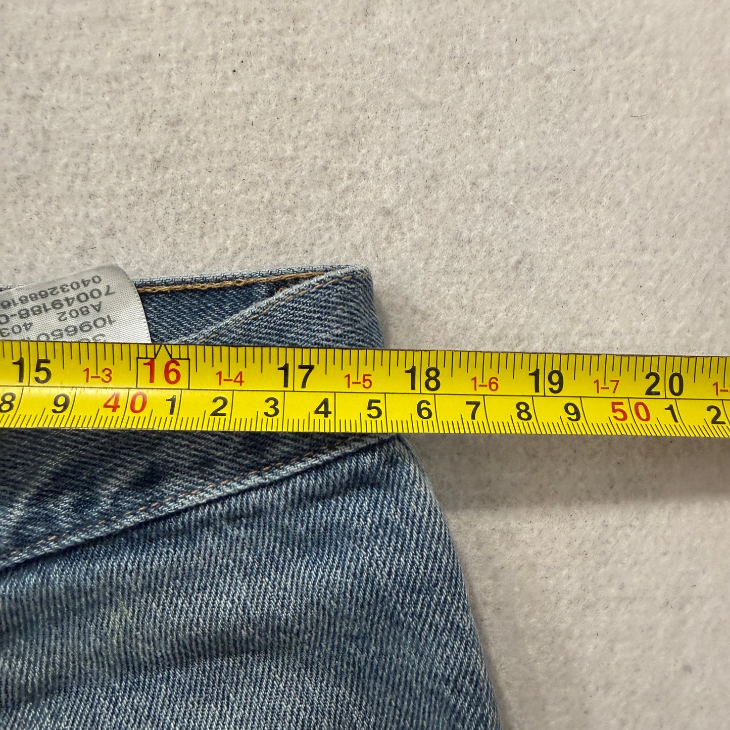 Wrangler Men's Blue Denim Jeans Straight Fit Pocket Zip-Fly Classic Size 36x31