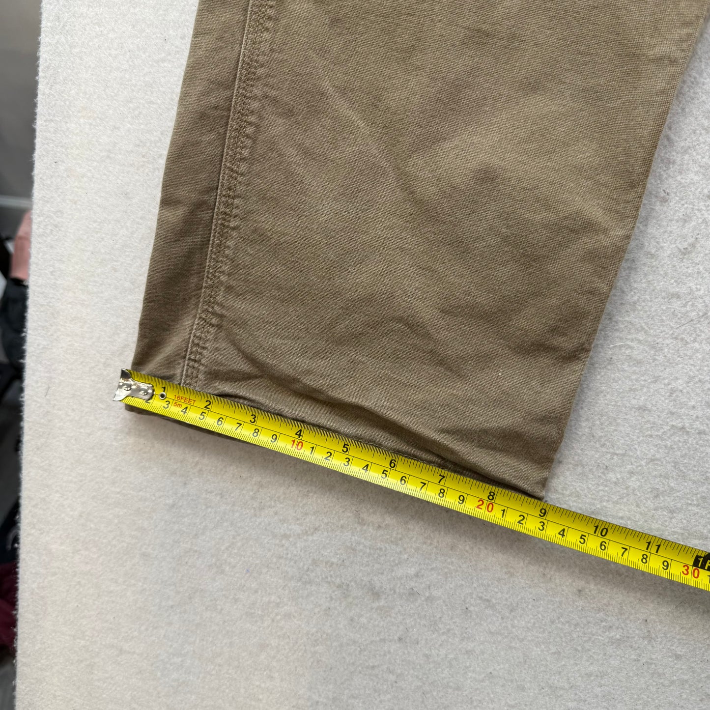 Ariat Rebar M4 Men's Khaki Canvas Straight Leg Work Pant Relaxed Fit Size 42x30