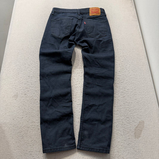 Levi's 511 Men's Navy Blue Denim Straight Fit Jeans Pockets Classic Size W31xL30