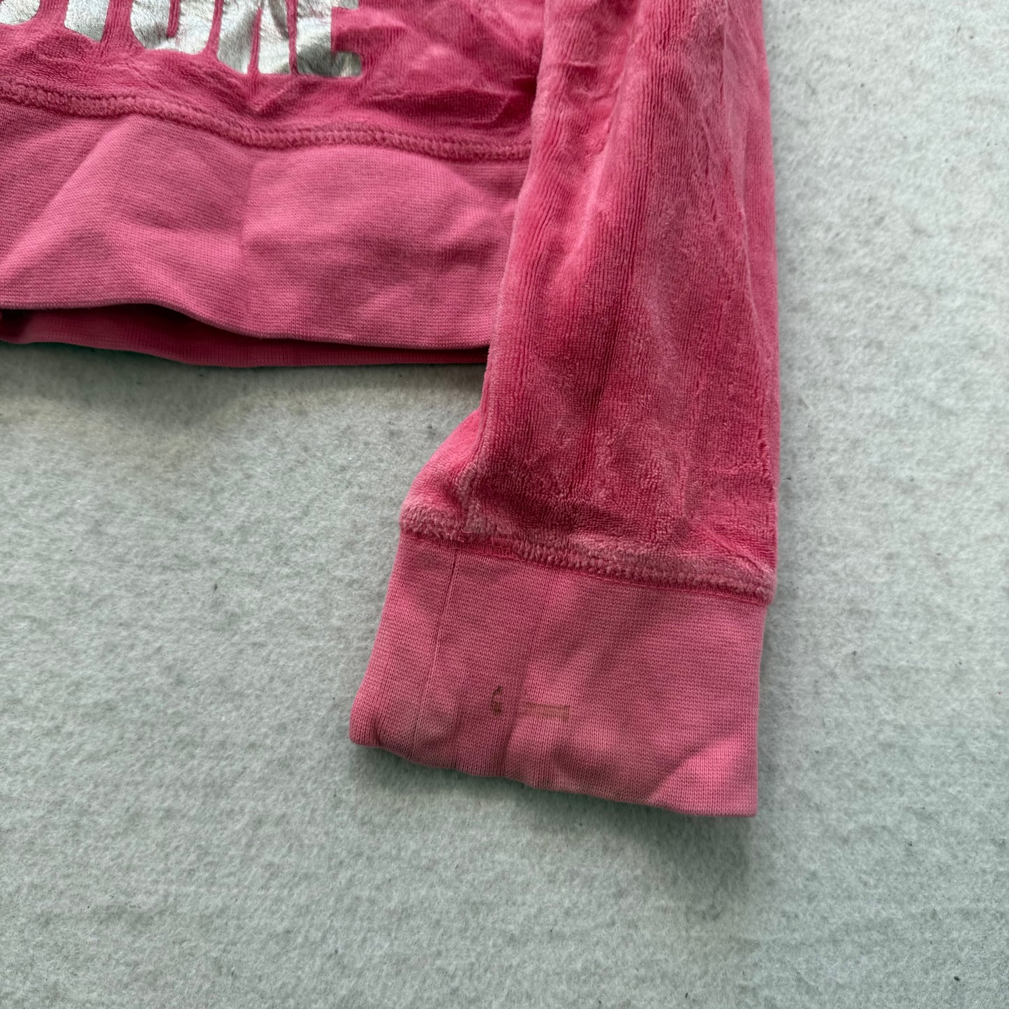 Juicy Couture “Love Your Juicy Couture” Women's Dragonfruit Zip Up Hoodie Size L