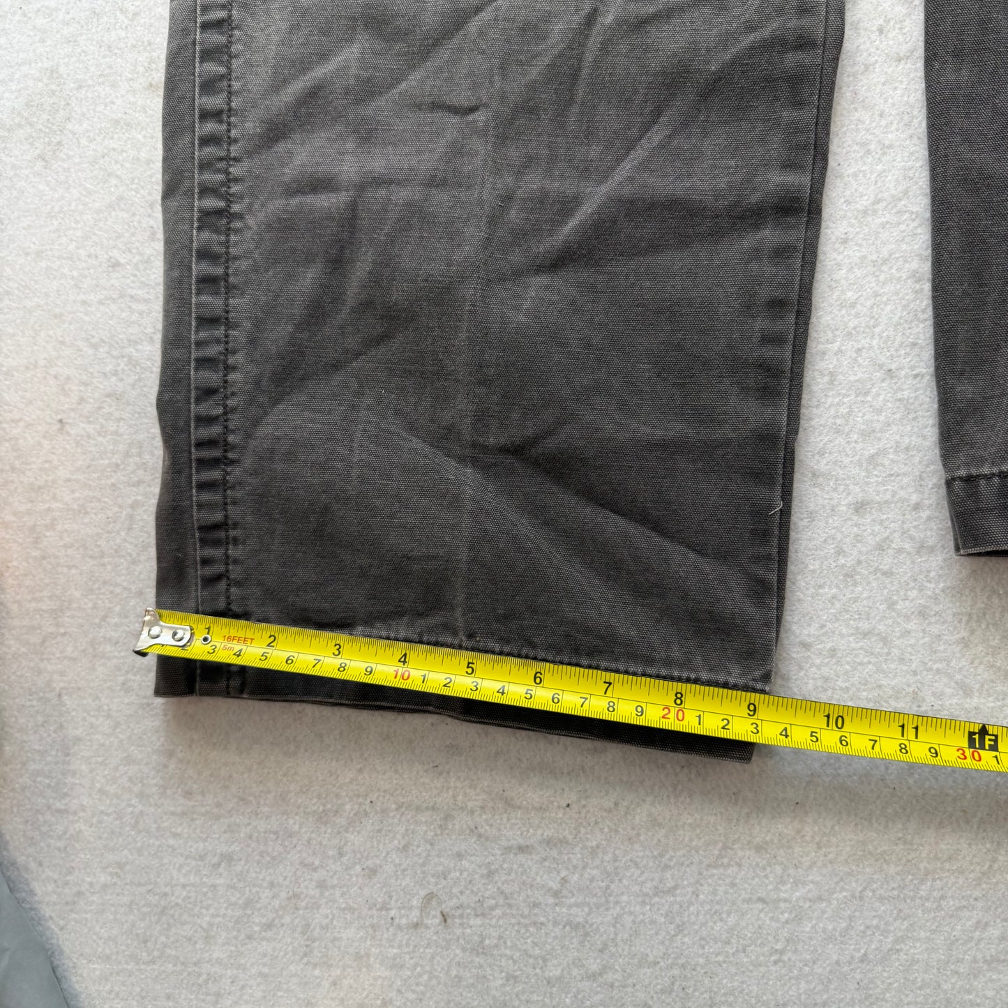 Dockers Flat Front Relaxed Fit Men's Faded Gray Chino Khaki Pants Size 40x30