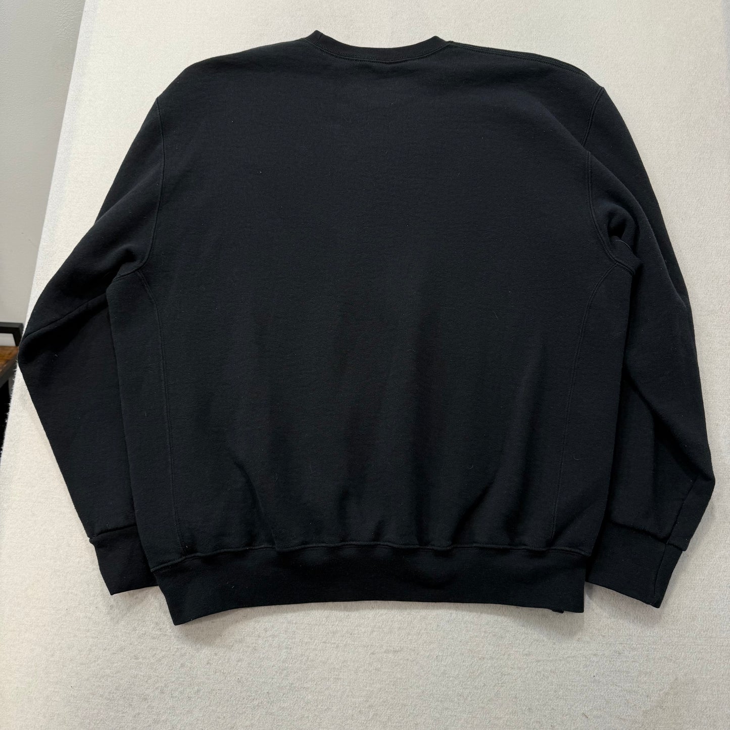 Russell Athletic Men's Black Pullover Crewneck Sweatshirt Fleece Lined Size 2XL