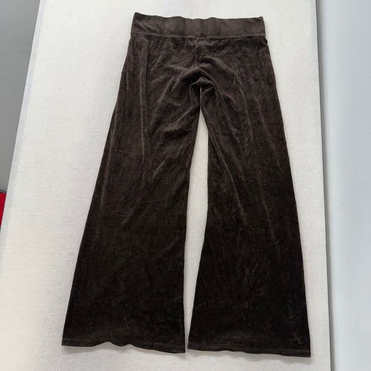 Vintage Juicy Couture brown velour flare pants size L