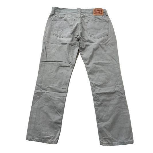 Levi Strauss & Co. 511 Men Stone Grey Cotton Slim Fit Straight Leg Pant Waist 36