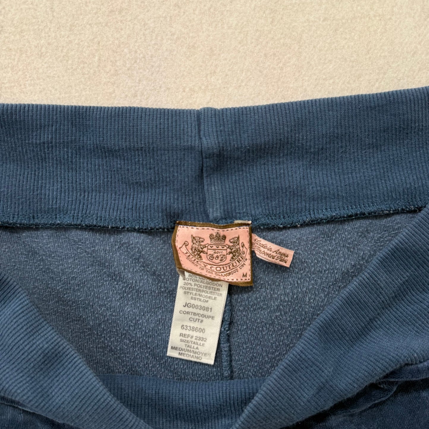 Vintage Juicy Couture Navy Blue Flare Pants Size M