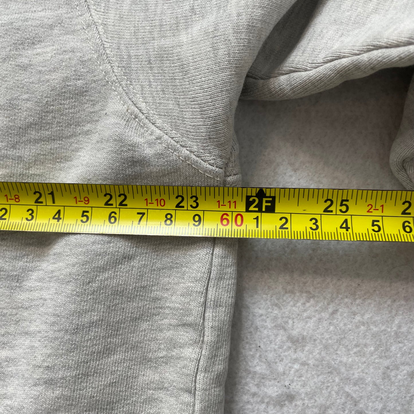 Vintage American Eagle Outfitters Men Grey Fleece Pullover Hoodie Drawstring - L