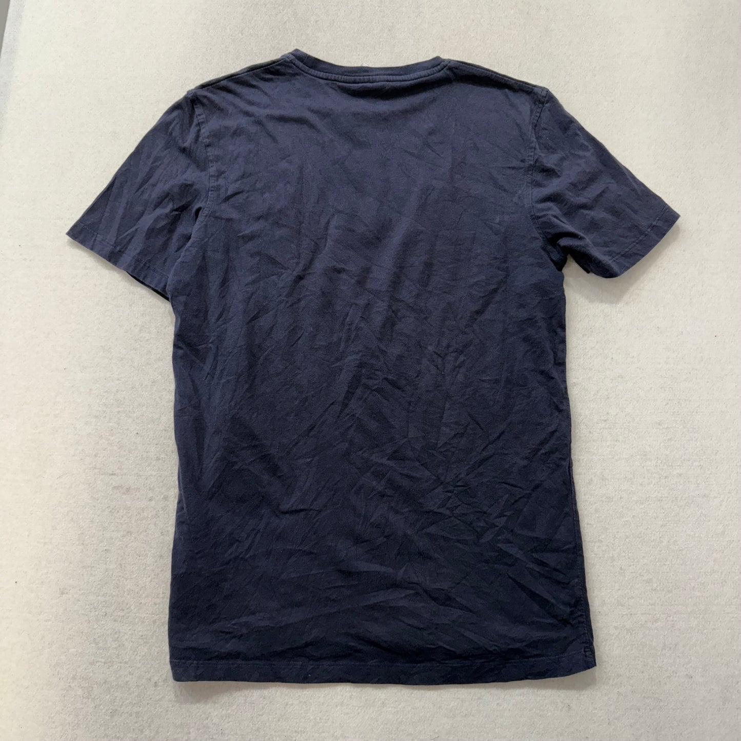 Turnstyle Men's Navy Blue Cotton T-Shirt England Football Three Lions Tee Size S
