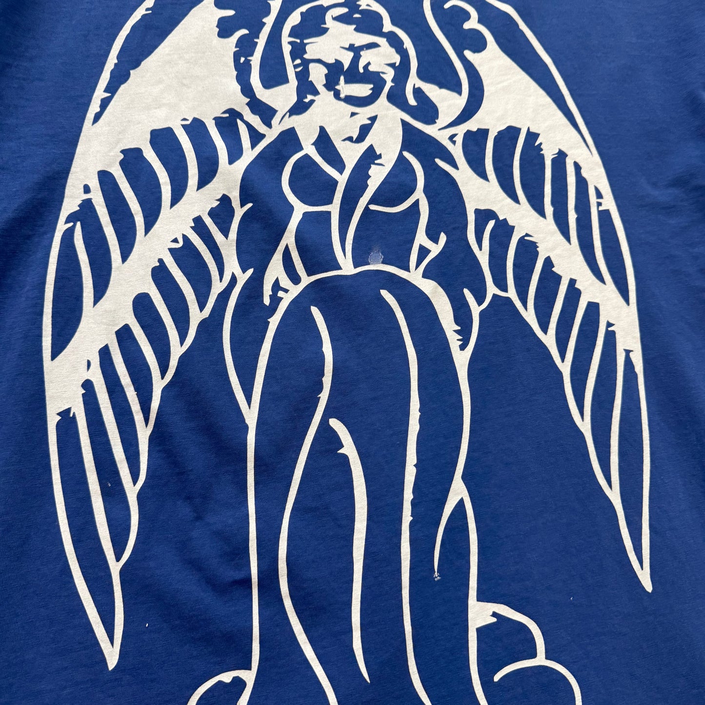 ED HARDY “Cross Heart” ROYAL BLUE BOXY TEE