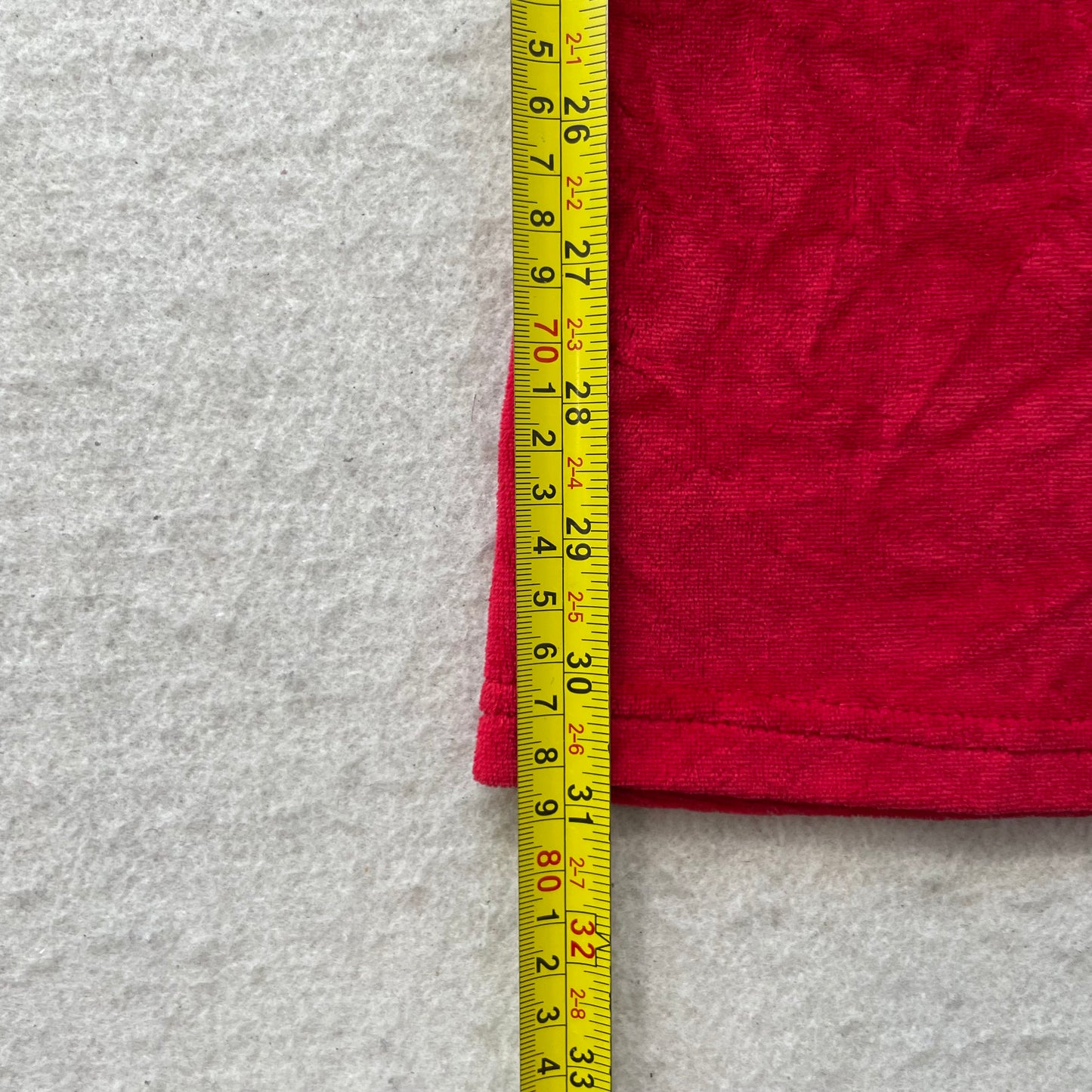 Juicy Couture Womens Red Velour Flared Leg Track Pants Loungewear Pockets Size M