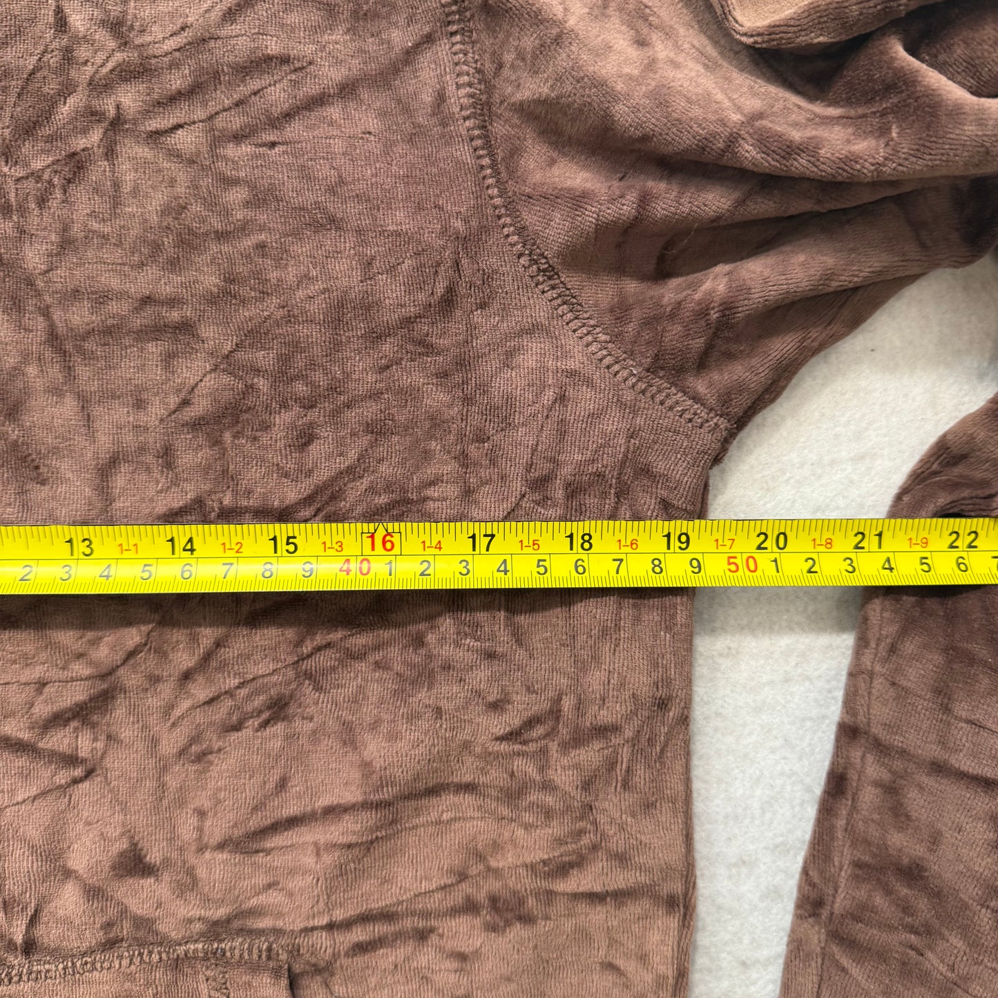 Juicy Couture Women's Brown Velour Zip Up Hoodie Loungewear Graphic Logo Size XL