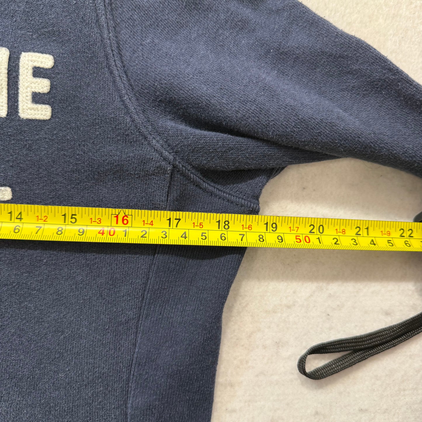 Abercrombie & Fitch Co. Mens Navy Full Zip Fleece Hoodie Loungewear Logo Size XS