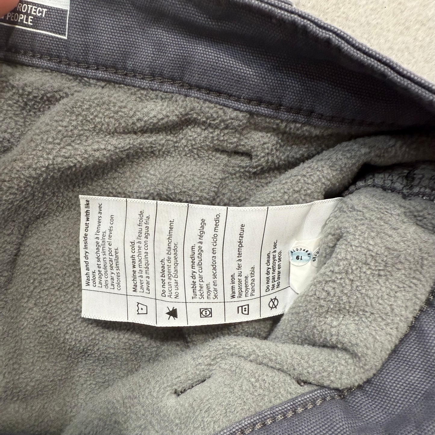 Carhartt Dark Gray Loose Fit Cargo Work Pants Utility Pockets Size 8 Short