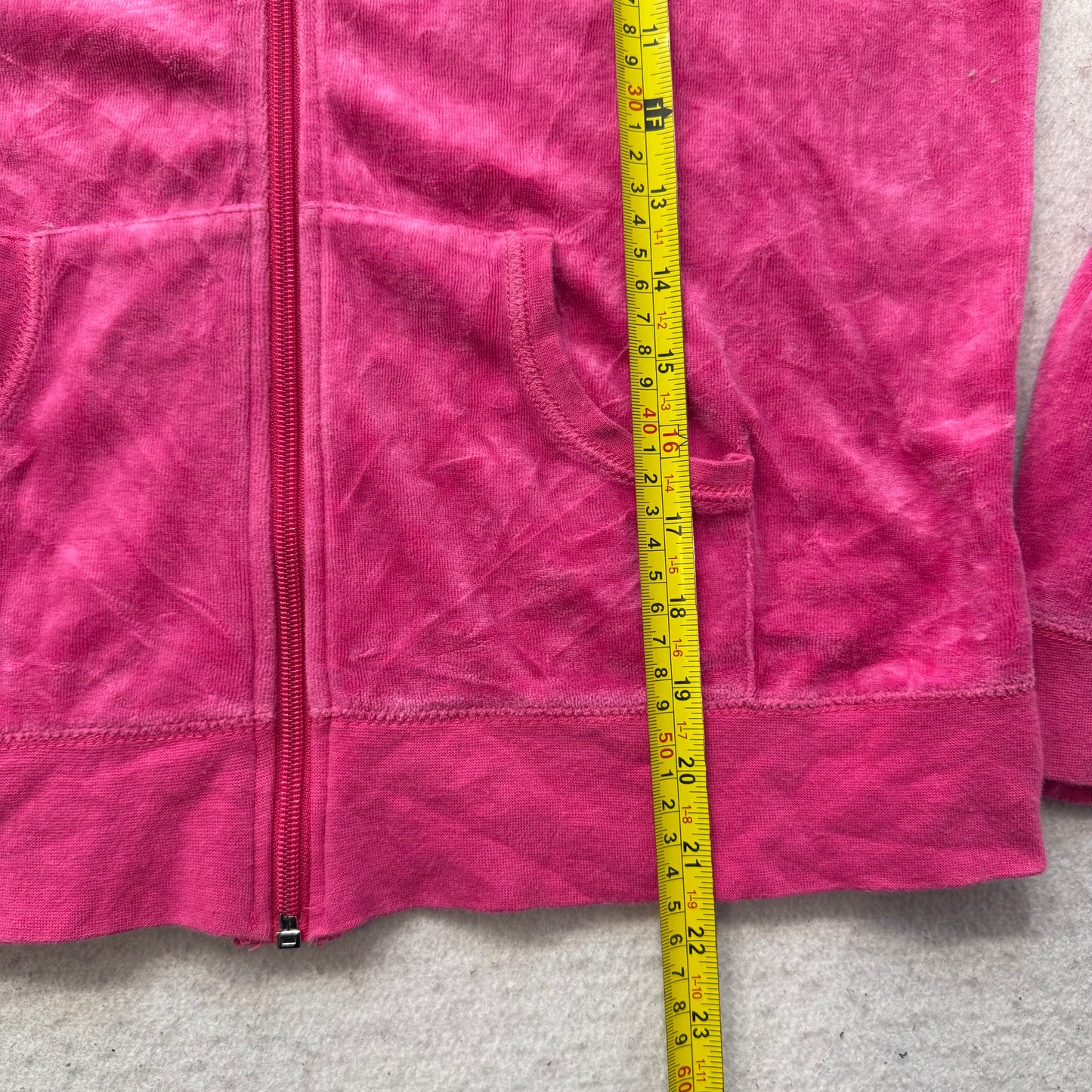 Vintage Juicy Couture Scottie Dogs Women's Pink Velour Zip-Up Hoodie Y2k Size L
