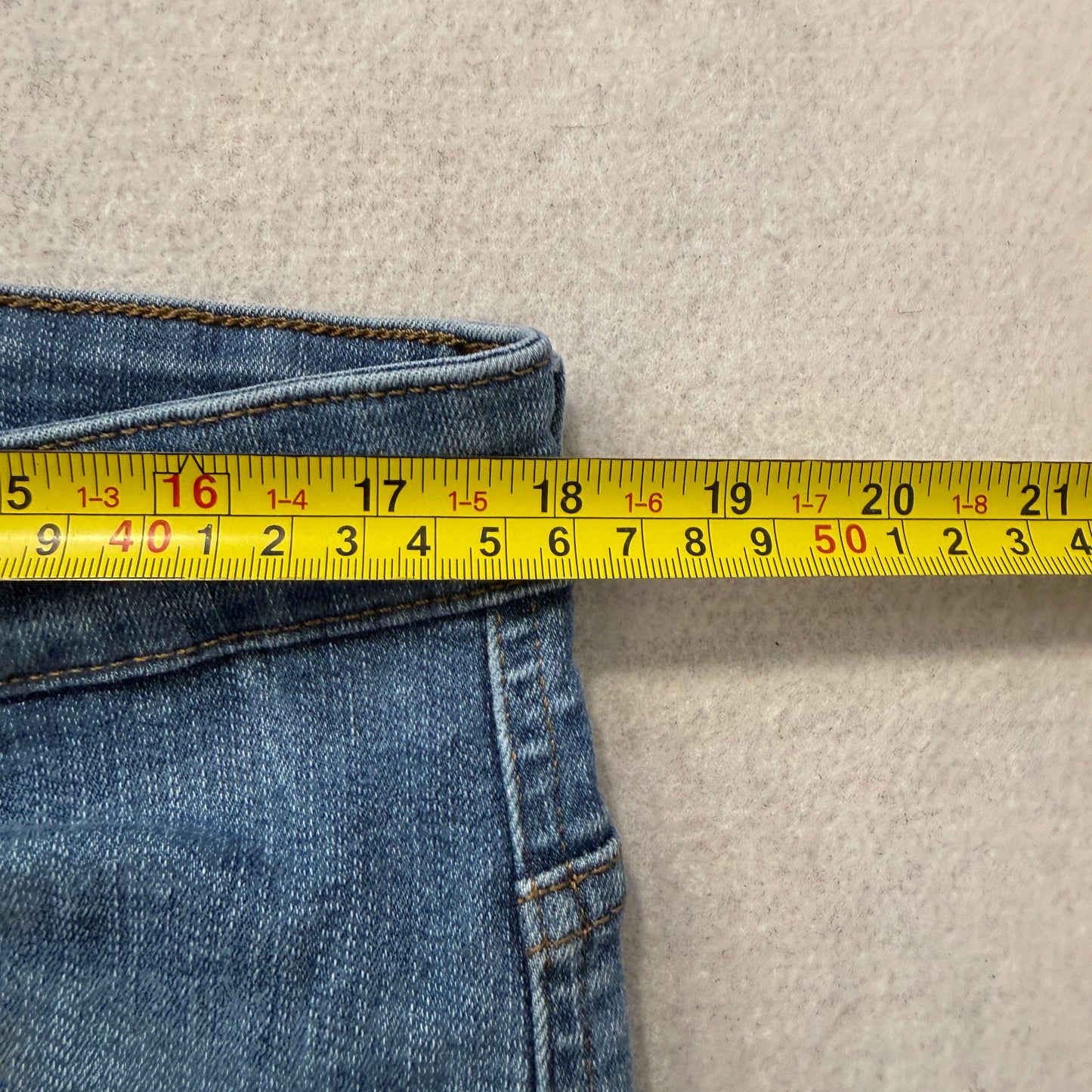 Kirkland Signature Men's Blue Denim Jeans Straight Fit Pocket Classic Size 38x30