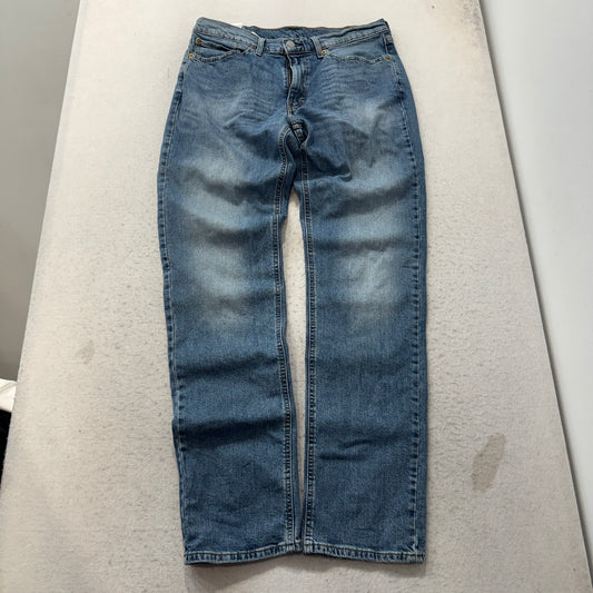 Levi's 541 Men's Blue Straight Denim Jeans Zip-Fly Pockets Classic Size W34xL36