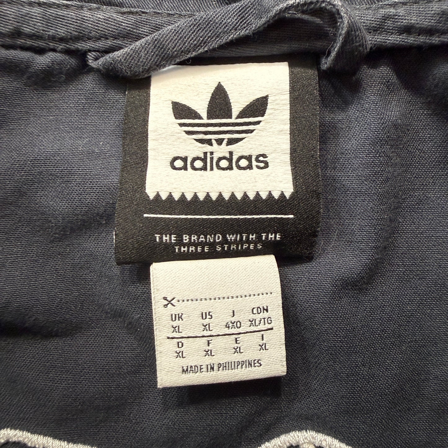 Adidas Josh Manoles Men's Navy Blue Quarter Zip Jacket Pullover Classic Size XL