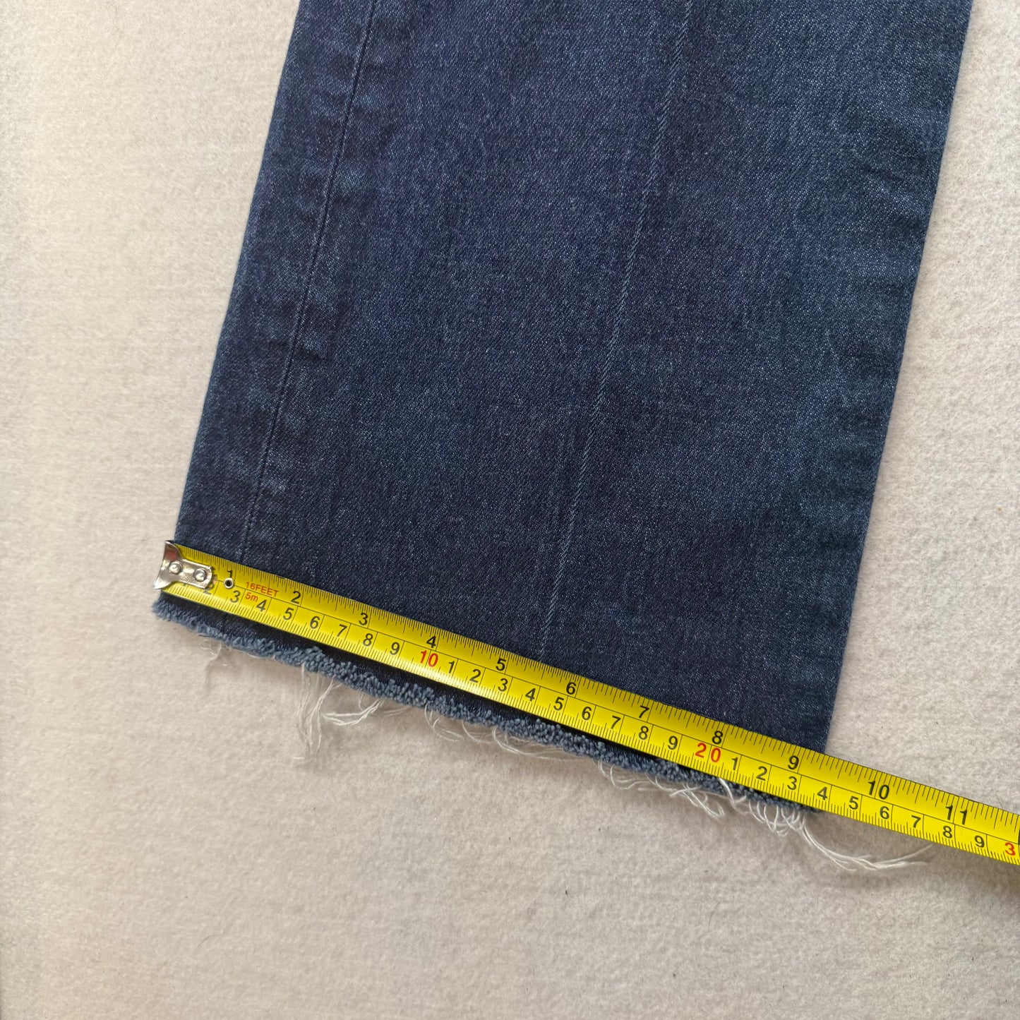 Levi's Women's Blue Denim Ribcage Bootcut Jeans High Rise Dark Wash Size 28