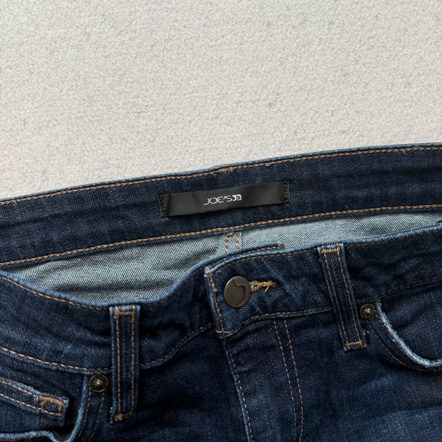 Joe's Jeans Womens Blue Skinny Bootcut Denim Jeans Zip-Fly Classic Size W27