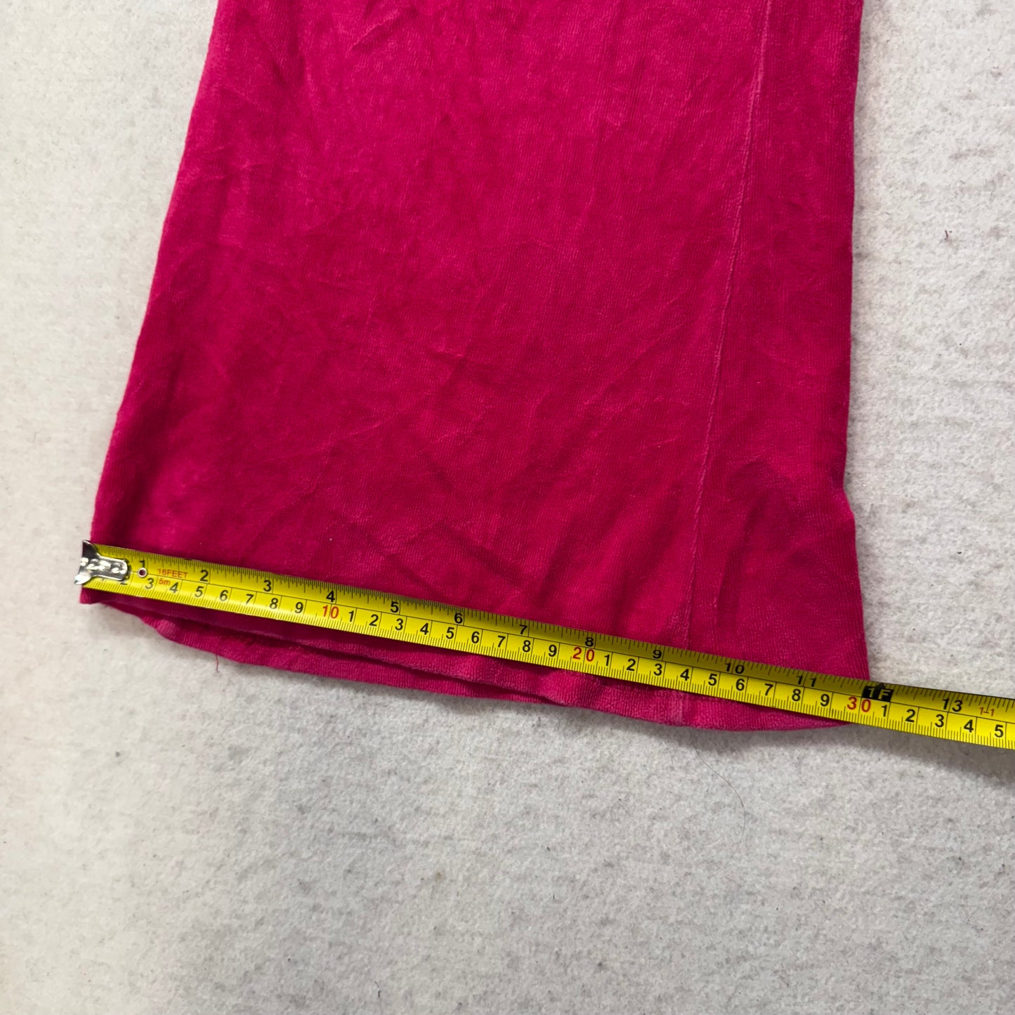 Vtg Juicy Couture Scottie Dogs Hot Pink Velour Tracksuit Set Snap Pockets Size L