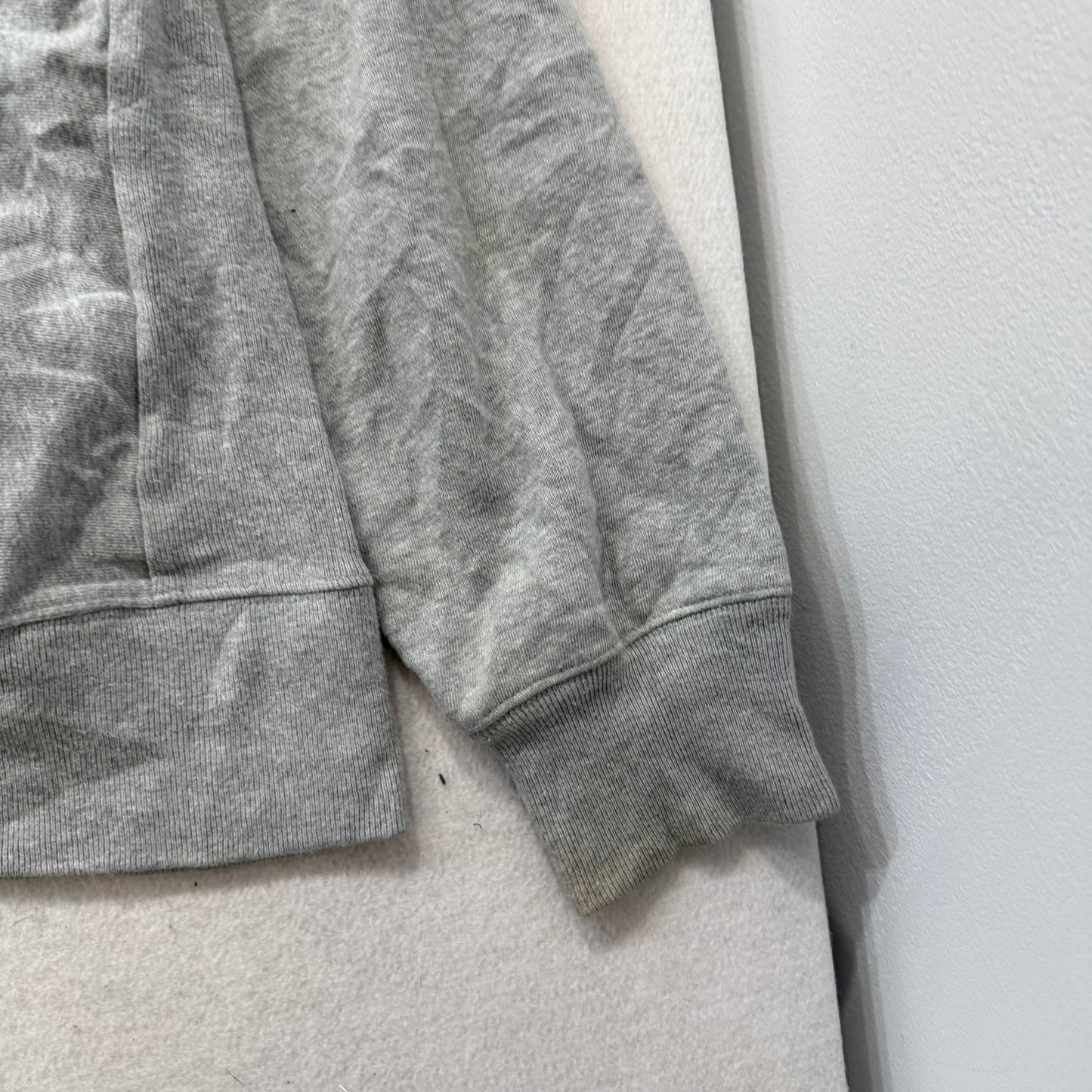 PINK by Victoria's Secret Gray Terry Zip Up Hoodie Long Sleeves Logo Size L