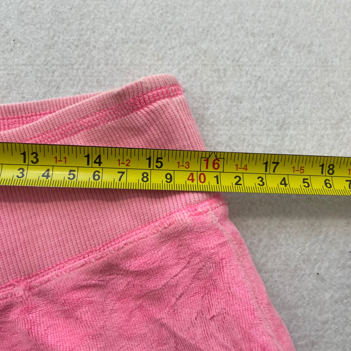 PINK Victoria's Secret Women's Pink Velour Flared Sweatpants Loungewear Size L