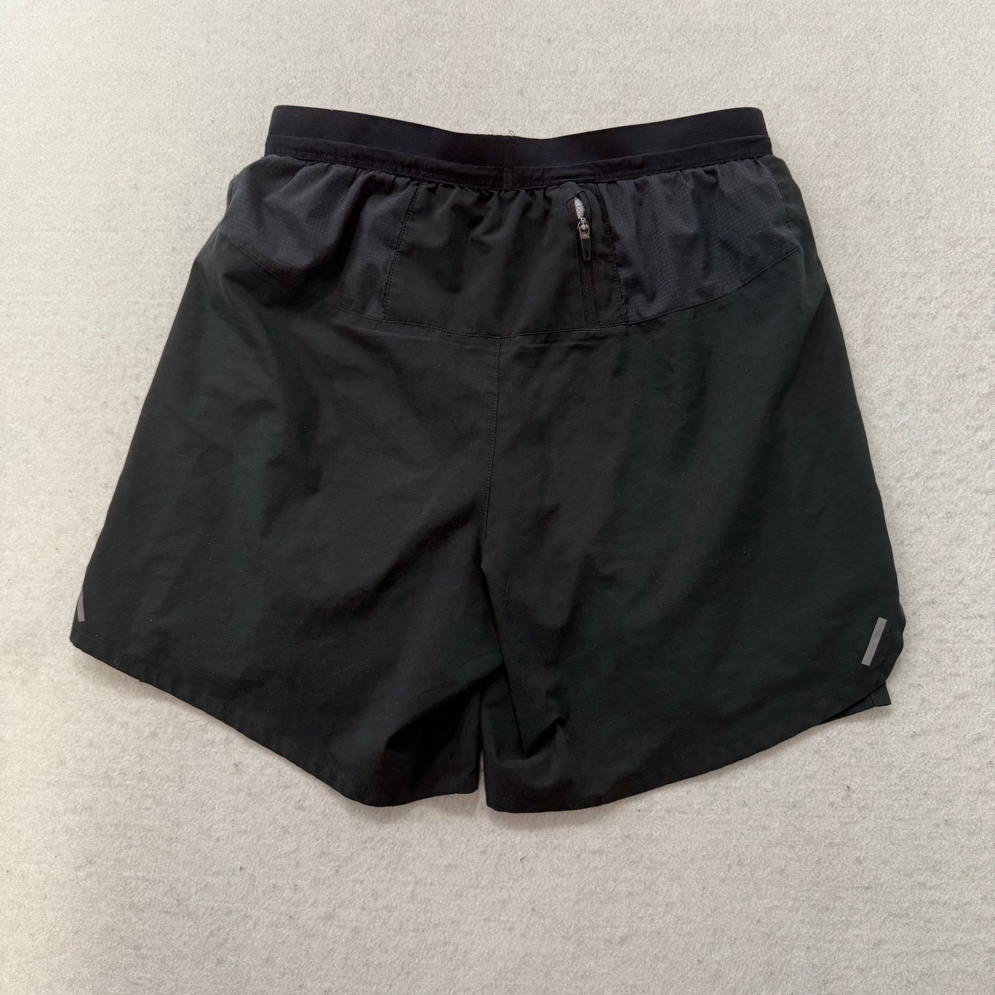 Nike Dri Fit Men's Black Flex Stride 5 Athletic Running Shorts Drawstring Size S