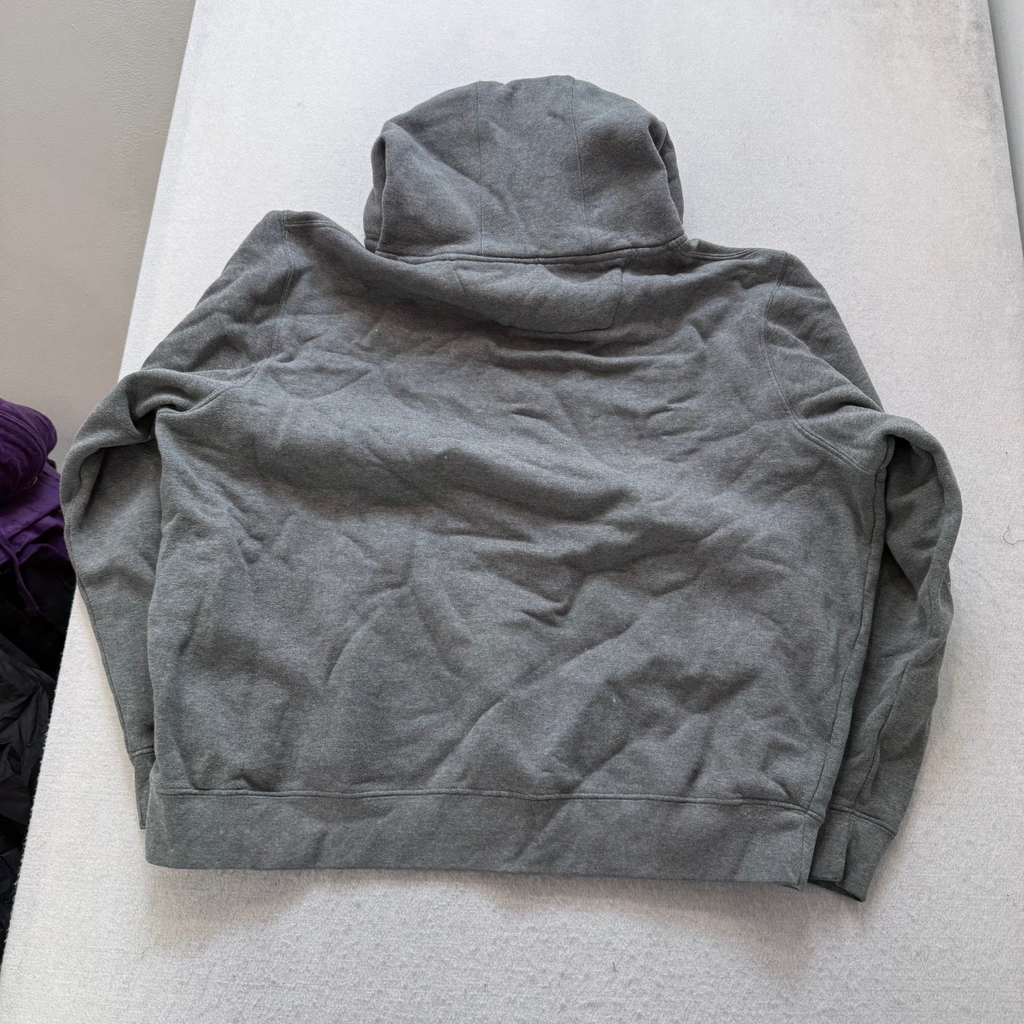 Caterpillar CAT Trademark Men's Gray Hoodie Embroidered Logo Workwear Size 2XL