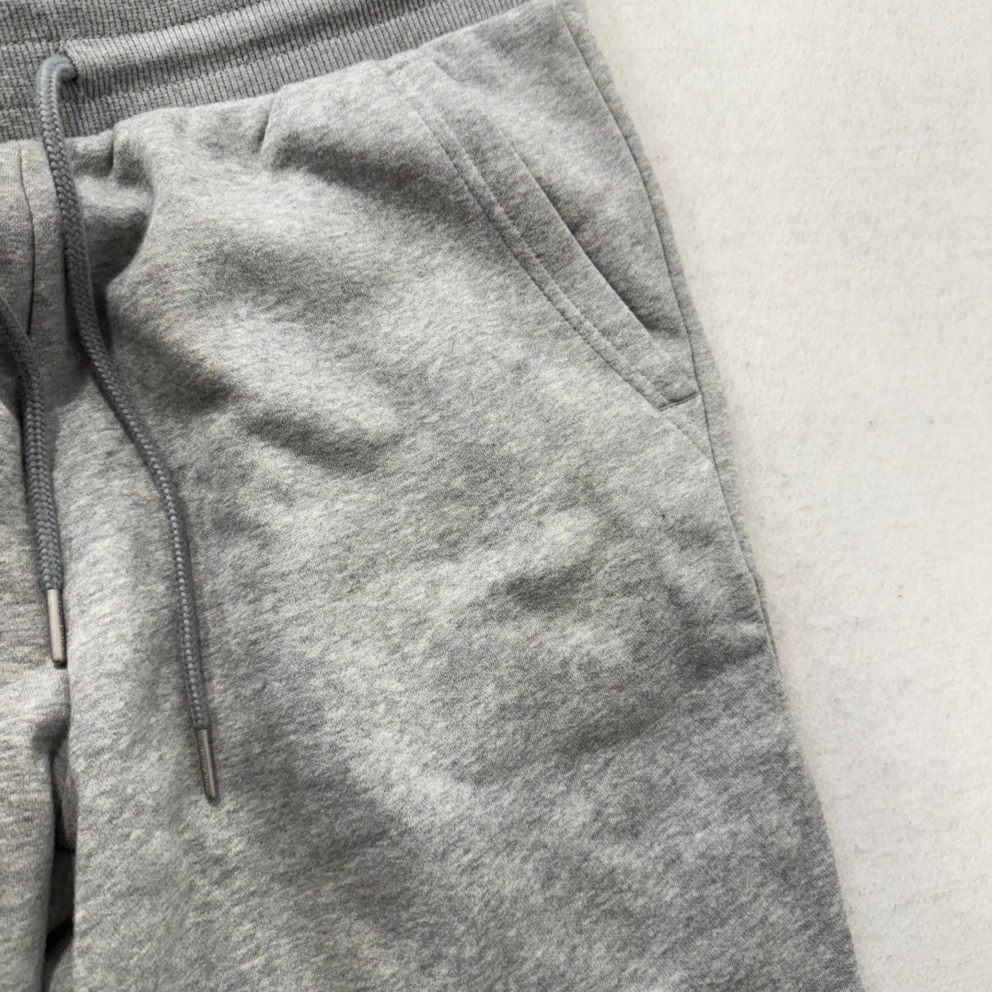Calvin Klein Men Gray Sweat Shorts Performance Drawstring Sportswear Logo Size M