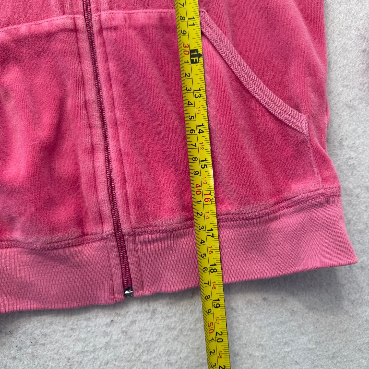 2003 Juicy Couture “Couture Struck” Pink Tracksuit Set Hoodie & Pant Y2k Size 10