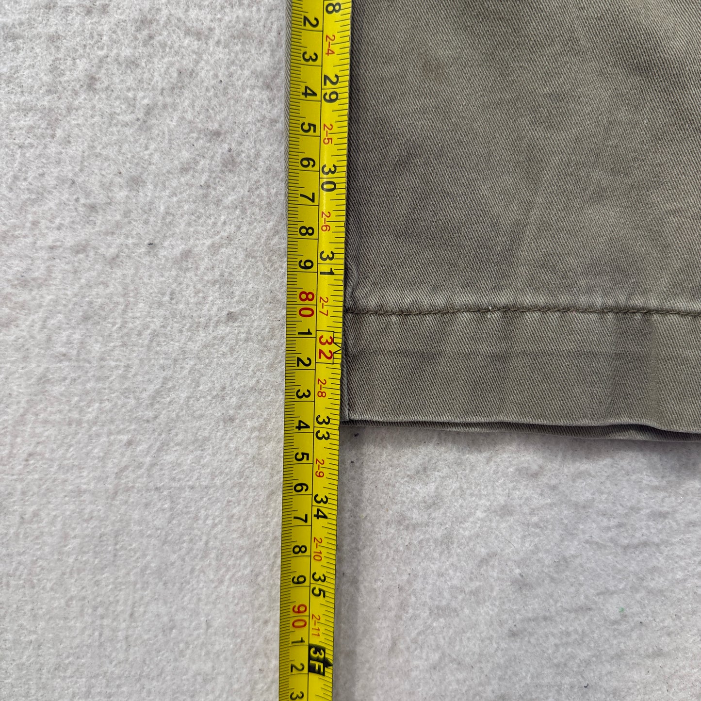 Unionbay Men's Sage Green Cargo Pants Drawstring Pockets Zip-Fly Relaxed Size 34