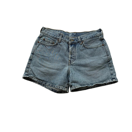 Lucky Brand blue denim 4 button shorts size 8