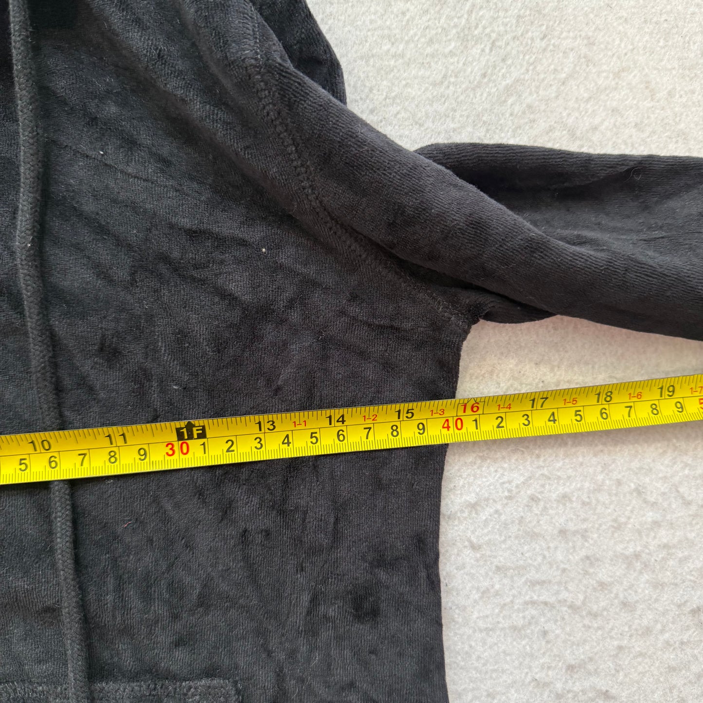 Vintage Juicy Couture Scottie Dogs Women's Black Velour Zip-Up Hoodie Logo Size S