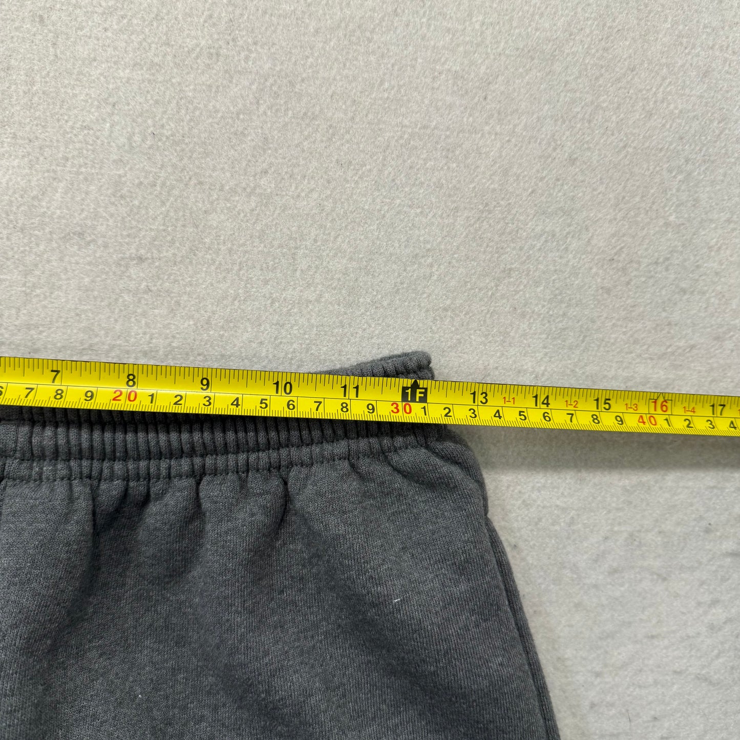 Russell Athletic Unisex Gray Fleece Elastic Waist Joggers Pant Loungewear Size M