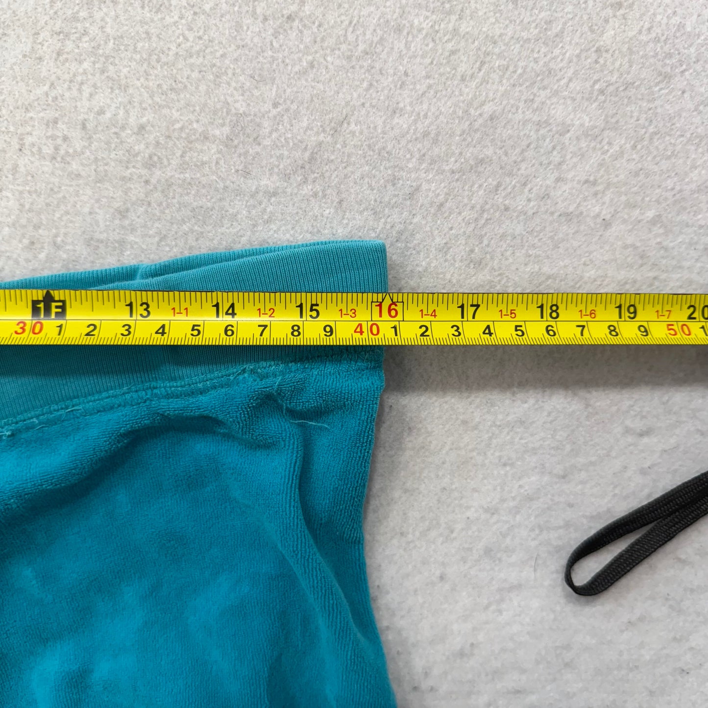 2003 Vintage Juicy Couture Women's Turquoise Blue Velour Flare Track Pant Size S