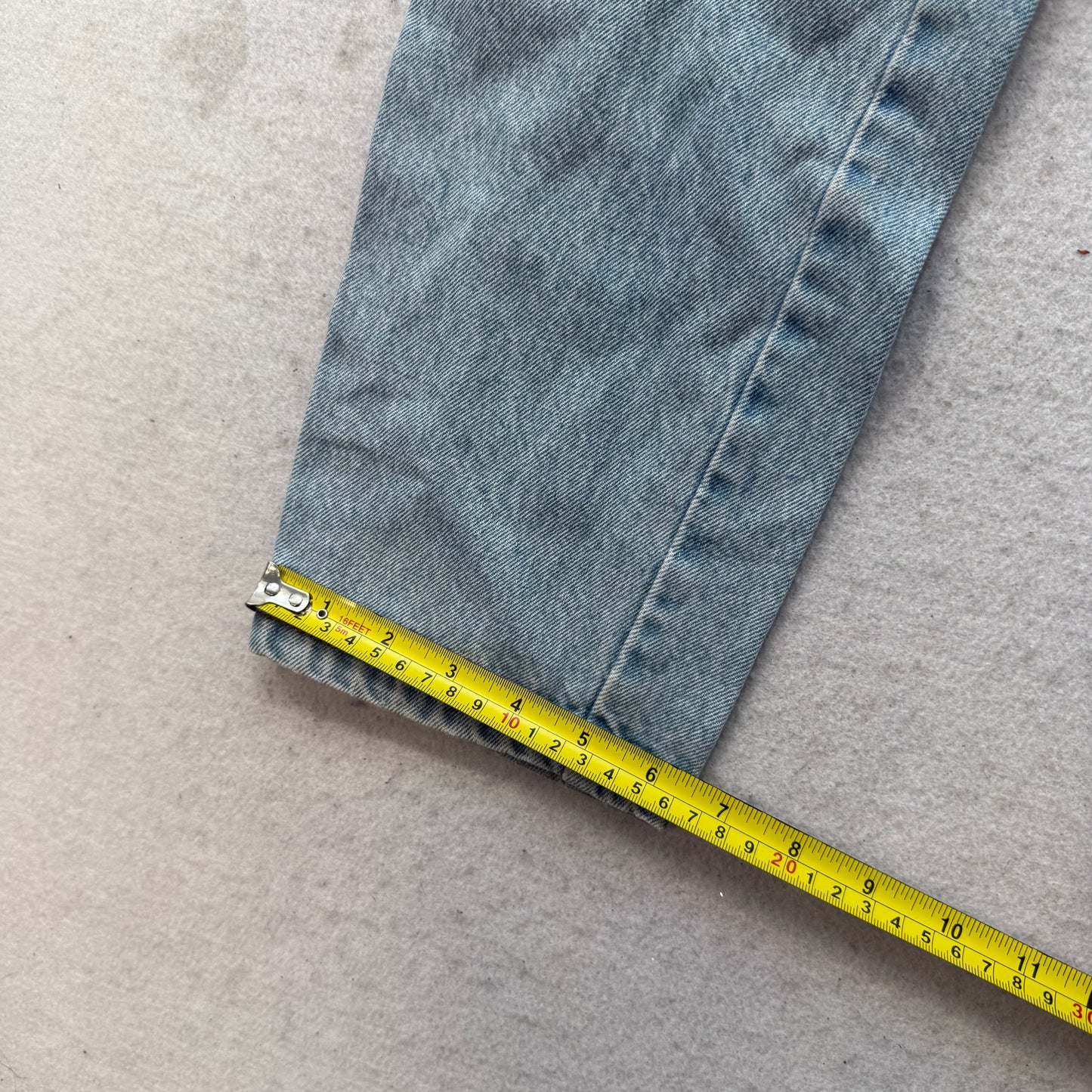 JouJou Womens Blue Denim Straight Jeans 3D Flower Embellished Pockets Size 9/10