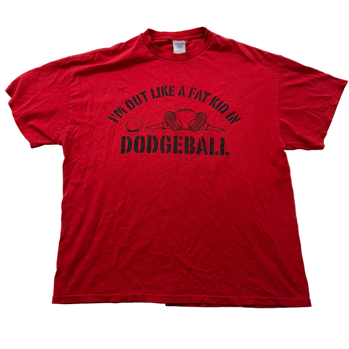 Tennessee River Men Red Cotton T-Shirt Short Sleeve Humorous Graphic Tee Size XL