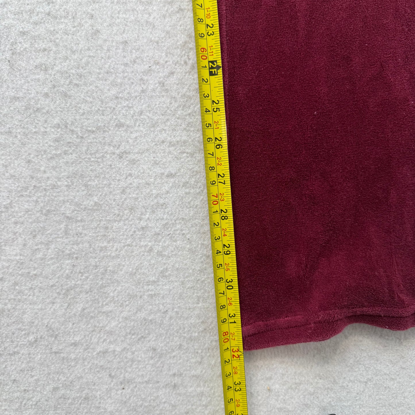 Juicy Couture Women's Maroon Velour Flared Track Pant Loungewear Preppy Size XS
