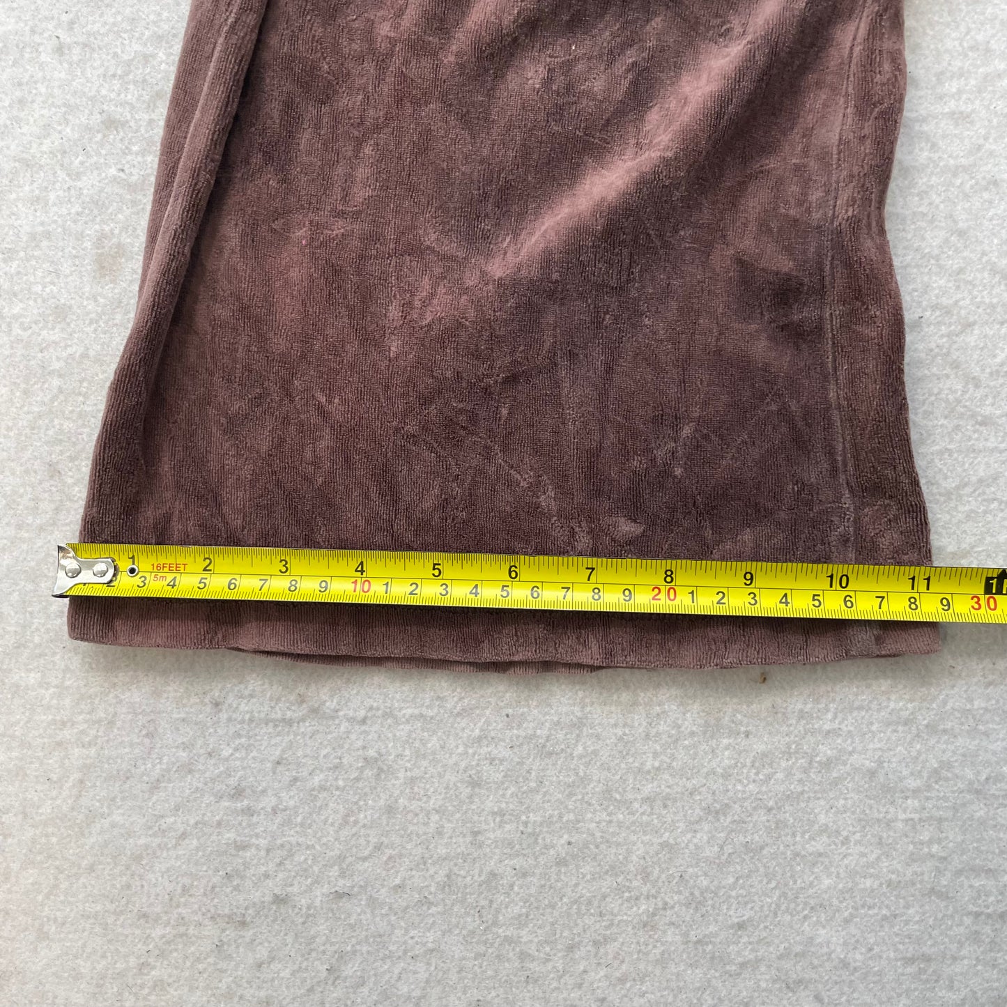 Vintage Juicy Couture Women's Brown Velour Tracksuit Sets Hoodie & Pant Size S