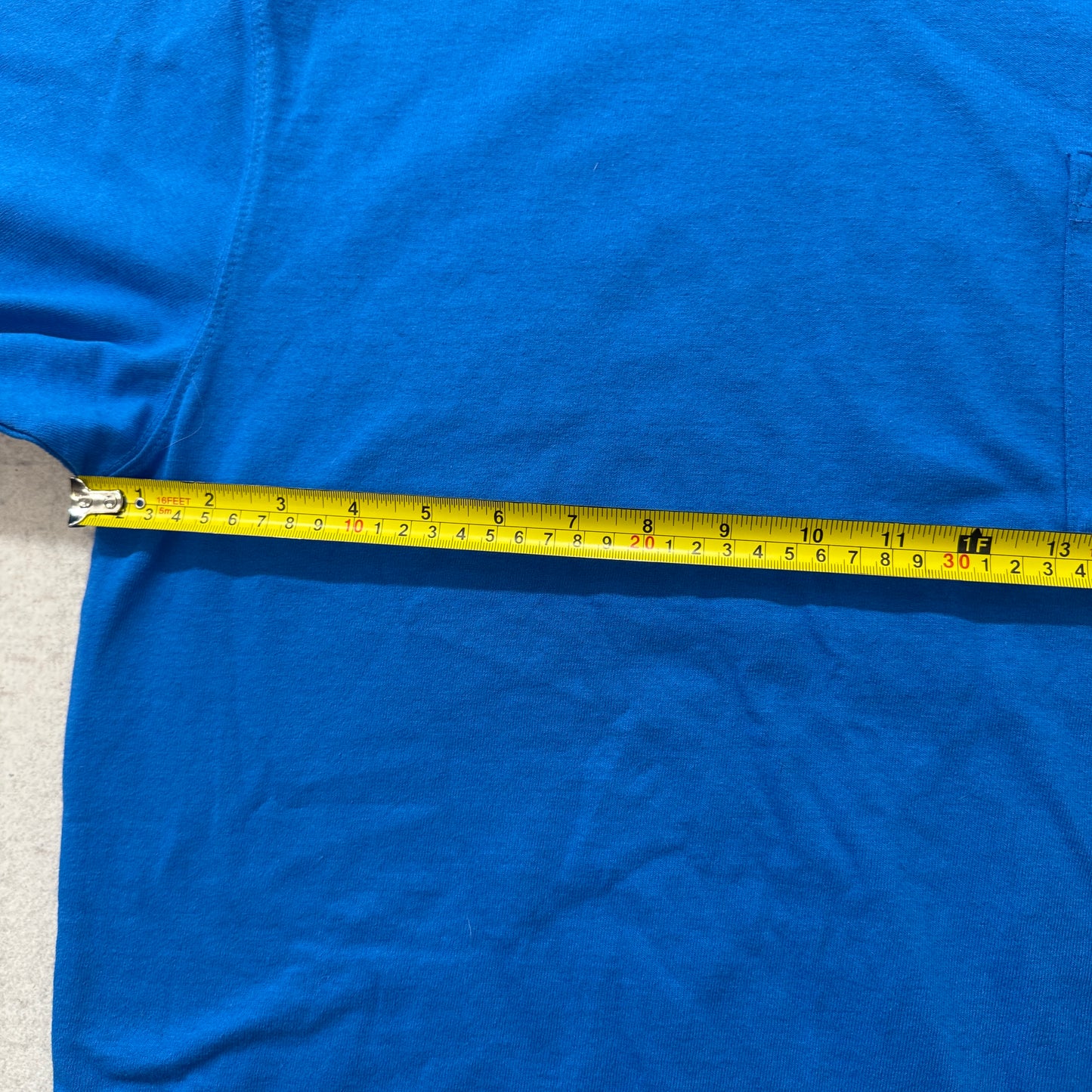 Carhartt Men's Cobalt Blue Cotton Blend T-Shirt Short Sleeve Loose Fit Size M