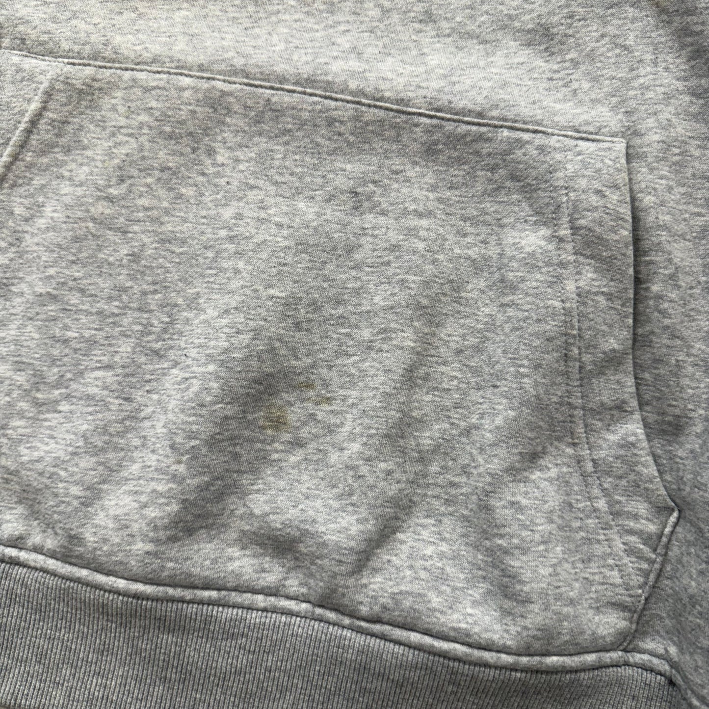 Tommy Jeans Men's Gray Cotton Blend Pullover Hoodie Kangaroo Pocket Logo Size L