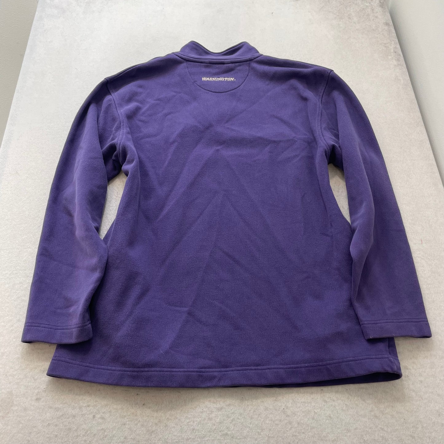 Nike Washington Huskies Men's Purple Pullover Sweatshirt Quarter Zip Size L