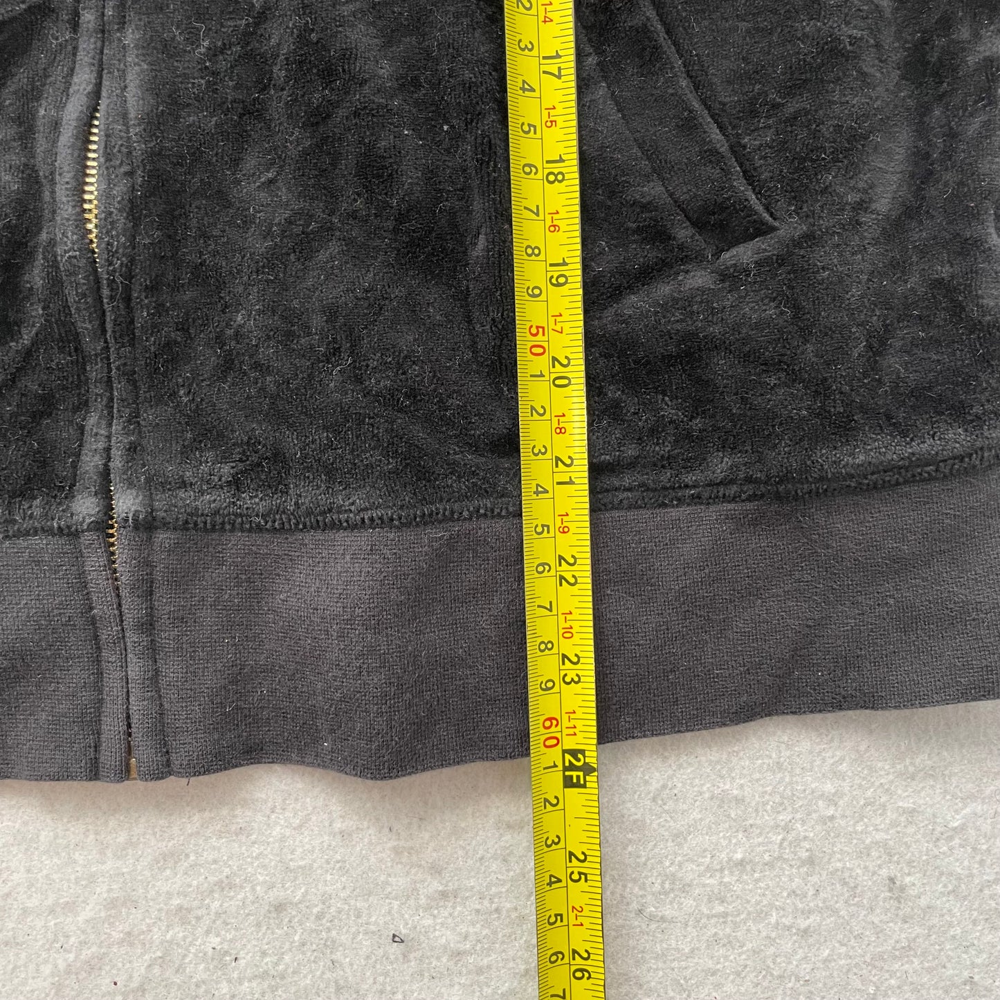 2003 Vintage Juicy Couture Scottie Dog Womens Black Velour Tracksuit Set Size XL