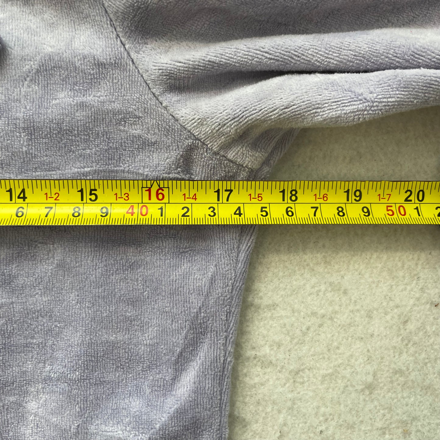 Vintage Juicy Couture Womens Light Purple Velour Zip-Up Hoodie Drawstring Size S