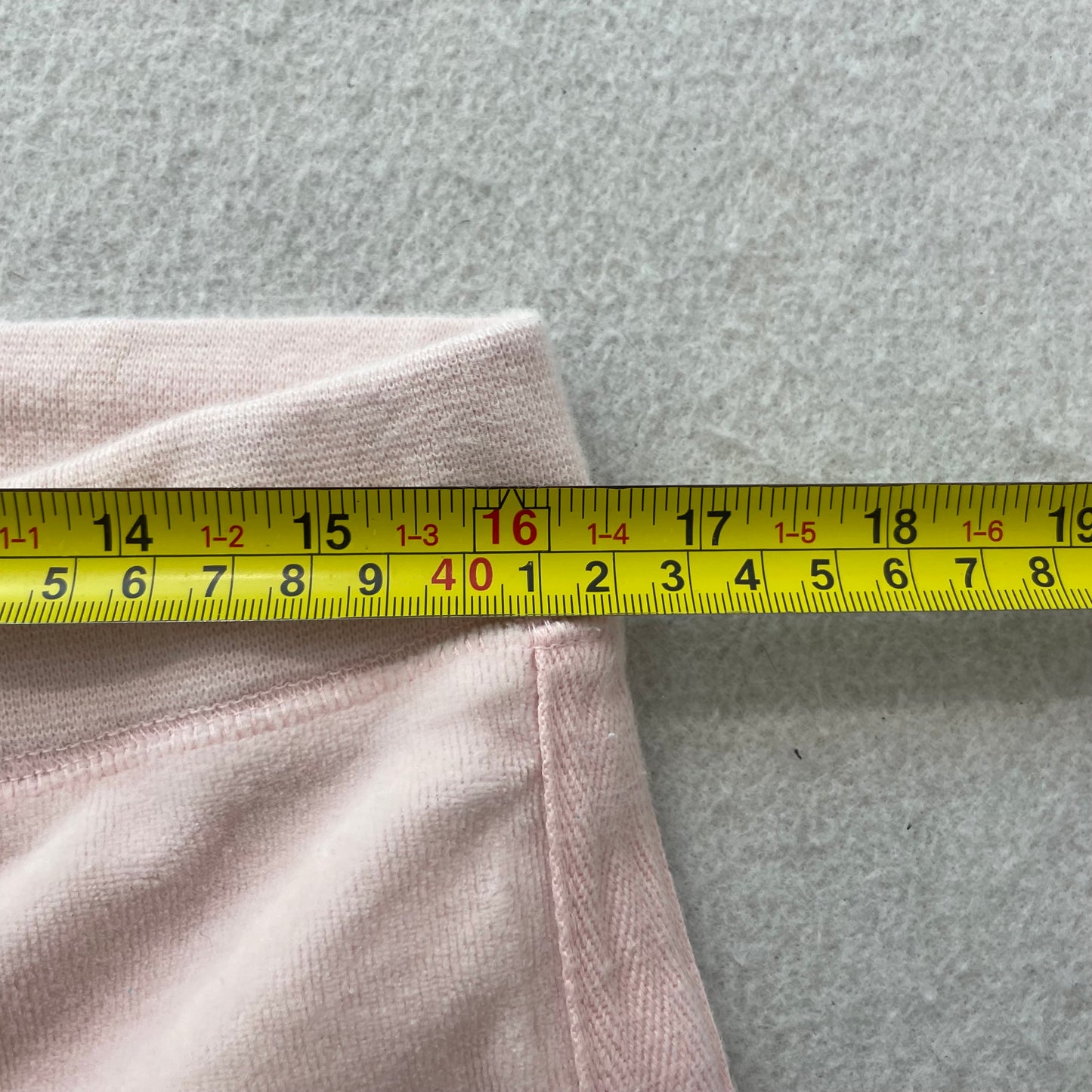 Juicy Couture Women's Light Pink Velour Flared Track Pants Drawstring Y2K Size M