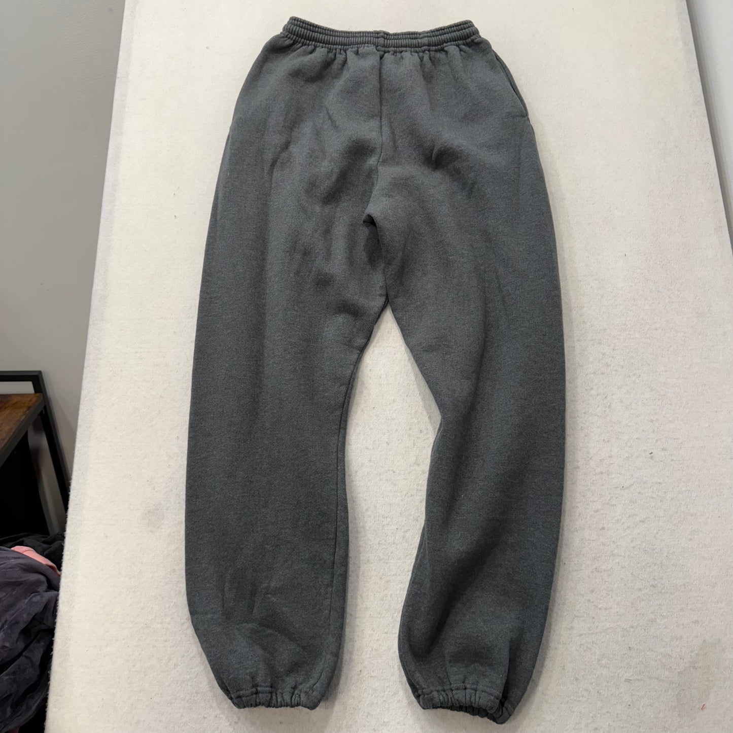 Russell Athletic Unisex Gray Fleece Elastic Waist Joggers Pant Loungewear Size M