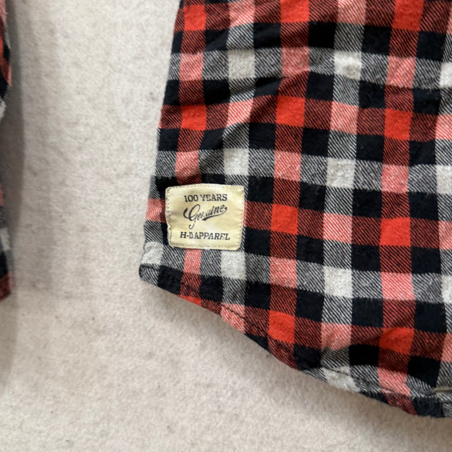 Harley-Davidson Women's Red Black Cotton Button-Down Flannel Shirt Size XL