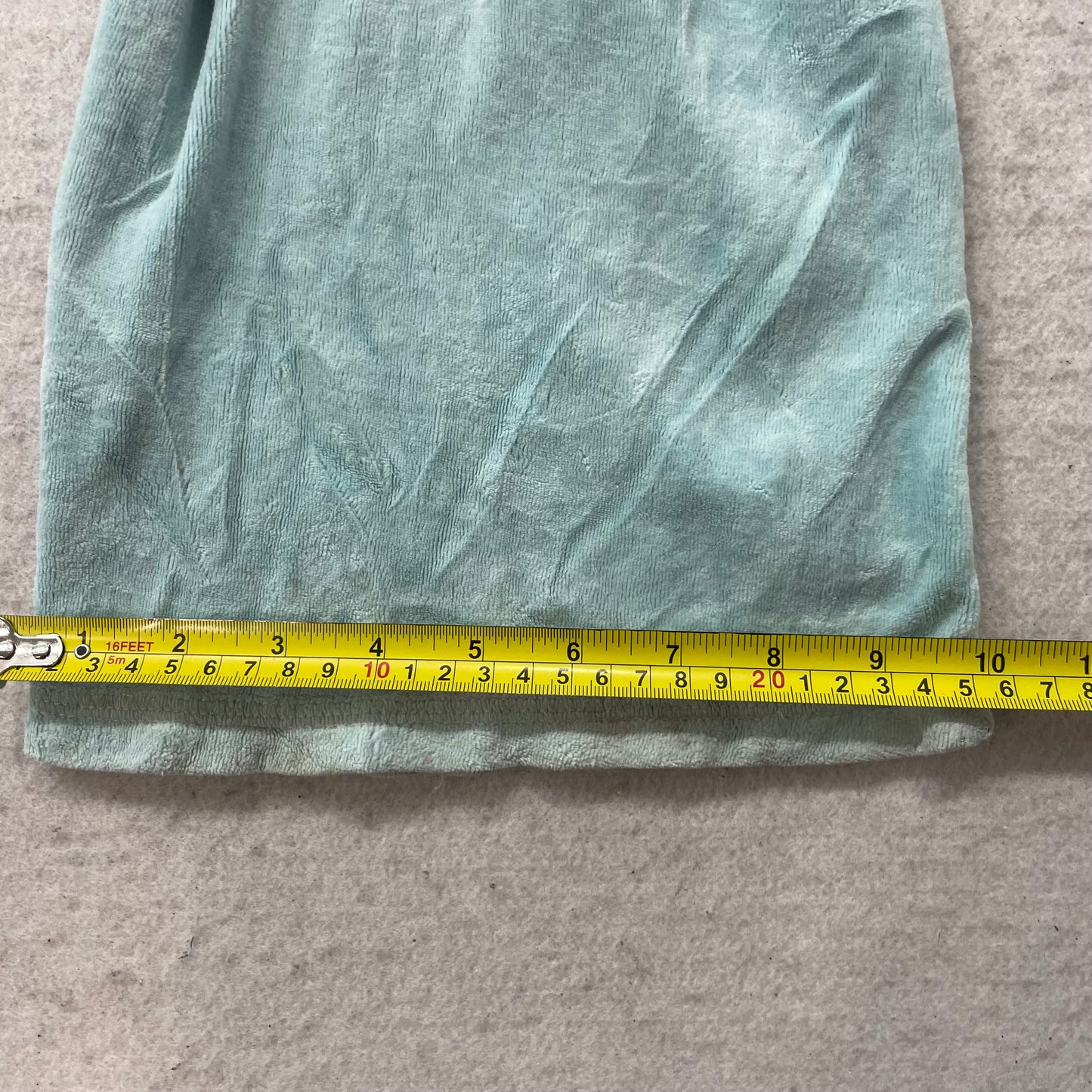 Vintage Juicy Couture Women's Teal Ombre Velour Flared Leg Track Pant Y2K Size S