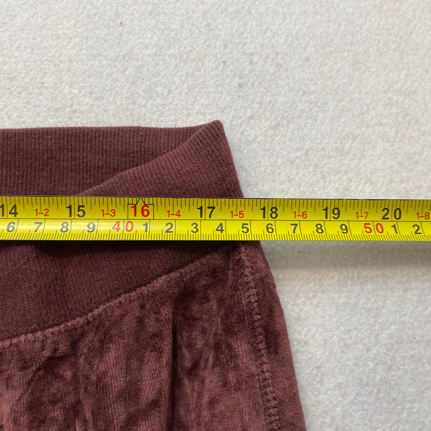 Juicy Couture Women's Burgundy Velour Flared Leg Track Pants Loungewear Size XL