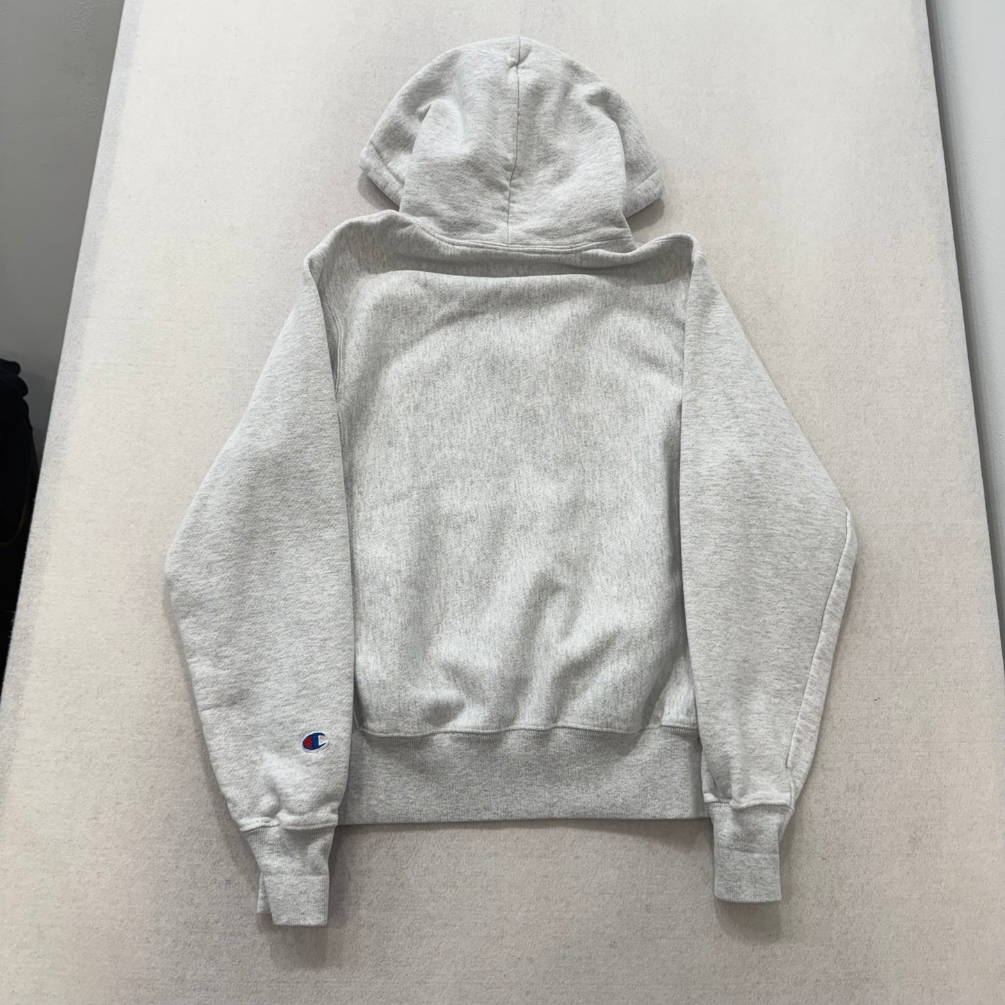 Champion Reverse Weave Gray Pullover Hoodie Kangaroo Pocket Size S
